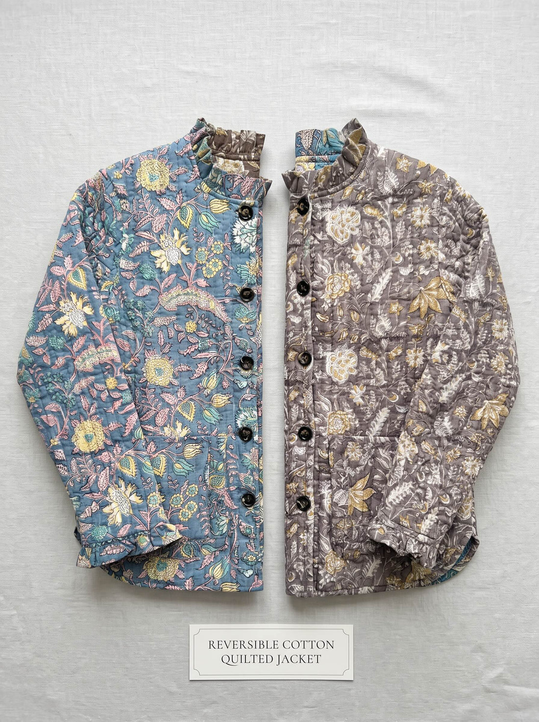 Isabel Reversible Quilted Cotton Jacket