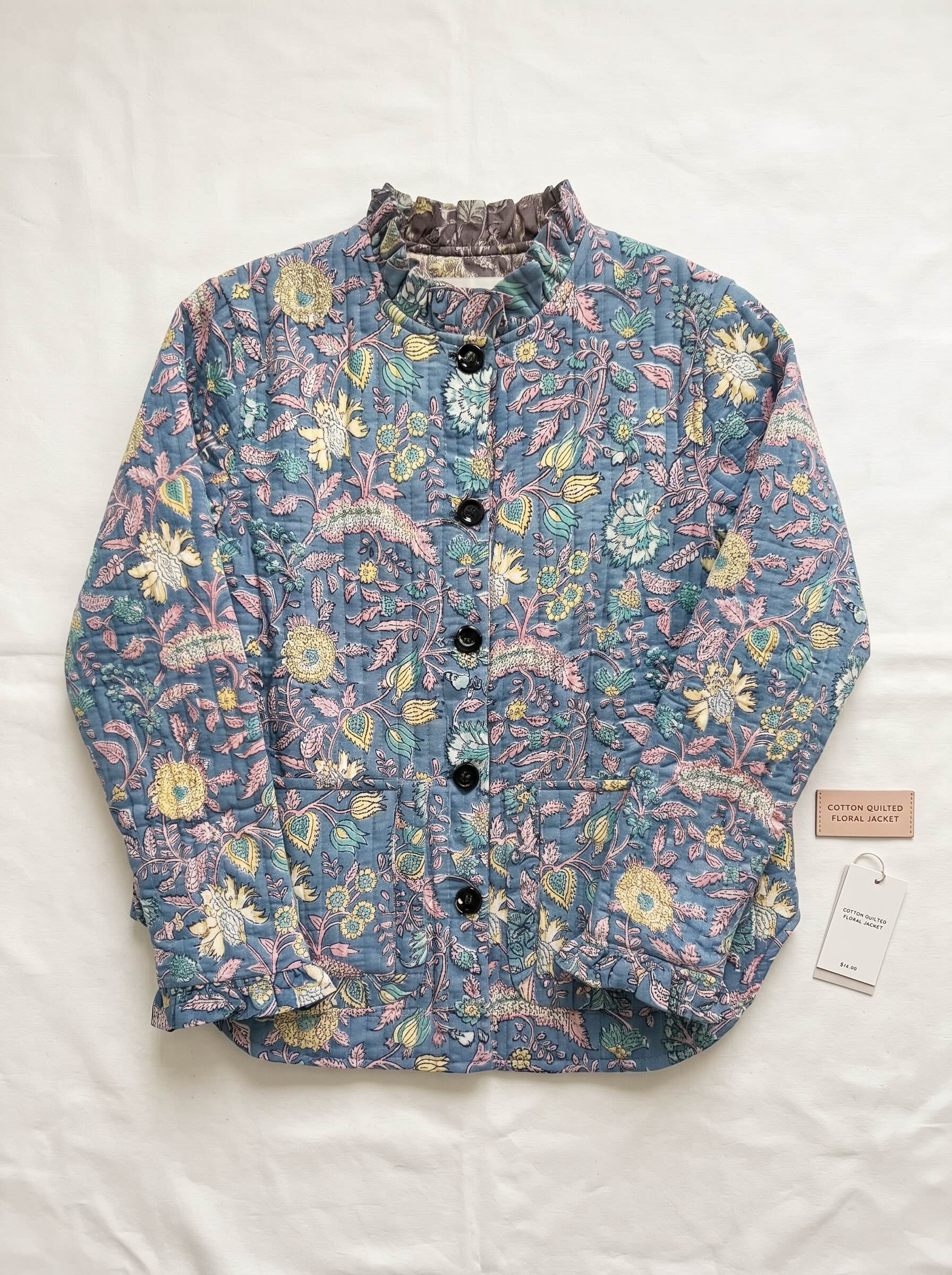 Isabel Reversible Quilted Cotton Jacket