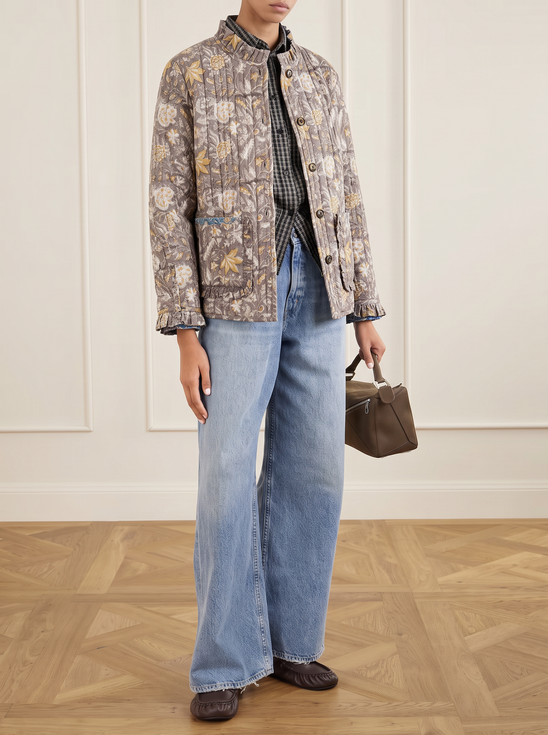 Isabel Reversible Quilted Cotton Jacket