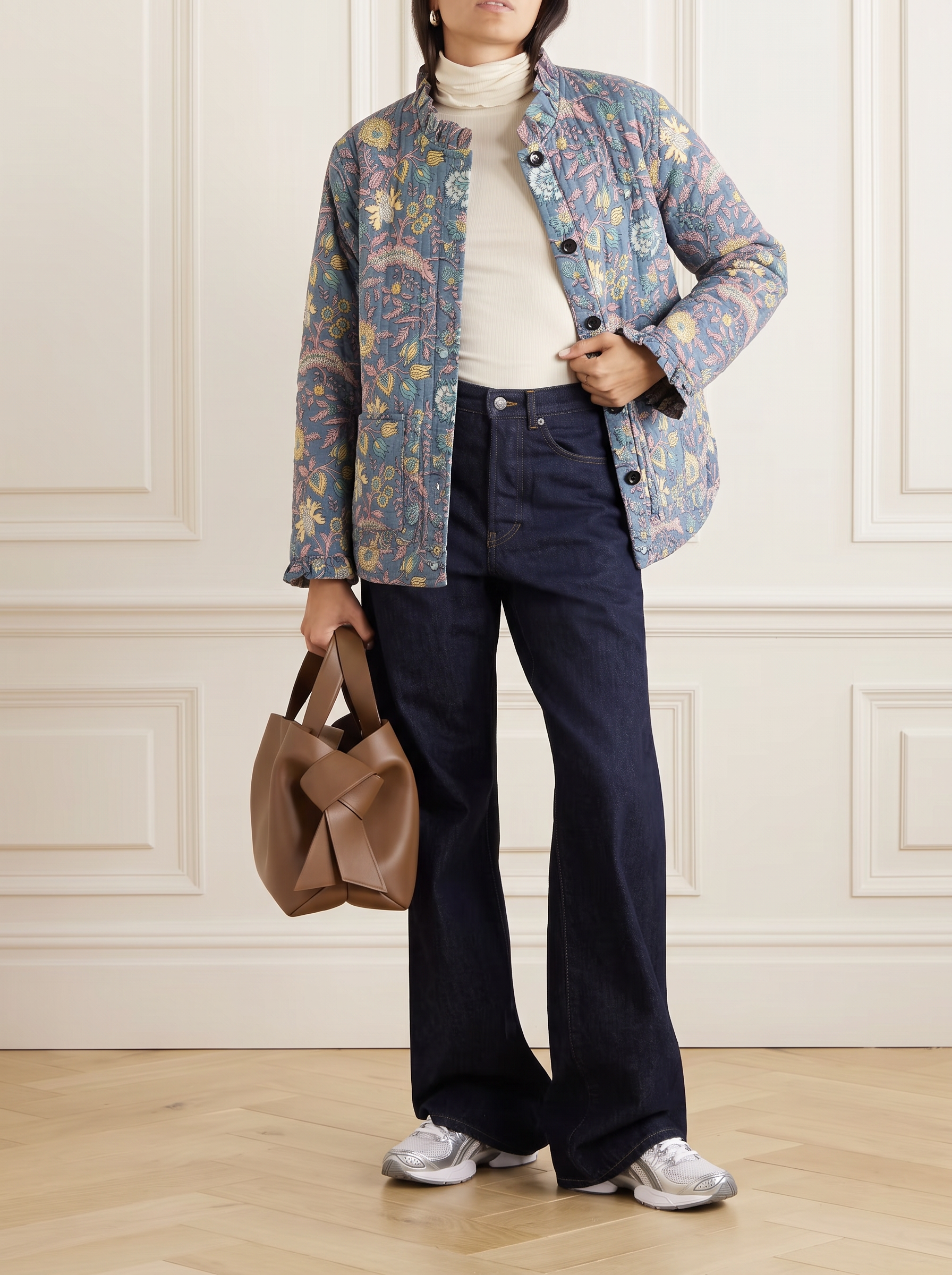 Isabel Reversible Quilted Cotton Jacket