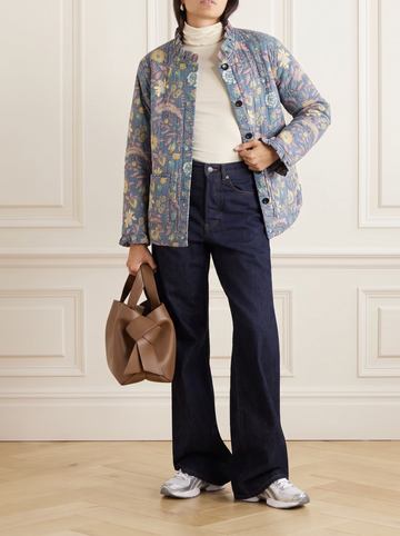 Isabel Reversible Quilted Cotton Jacket