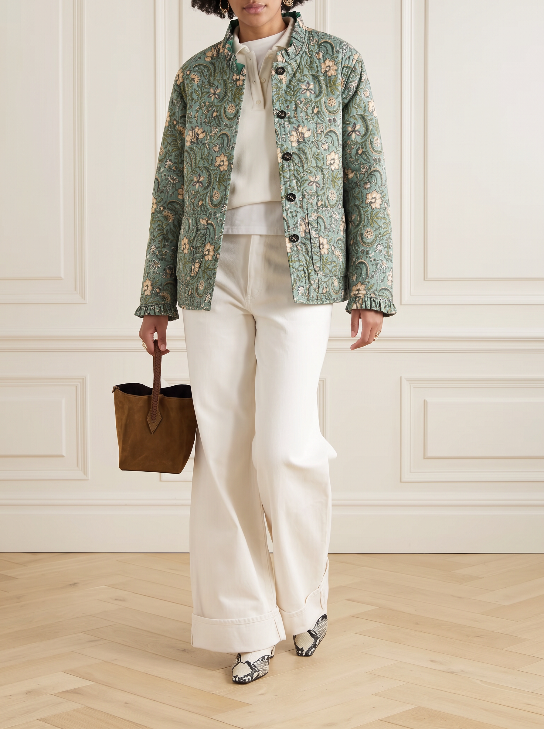 Lauren Reversible Quilted Cotton Jacket