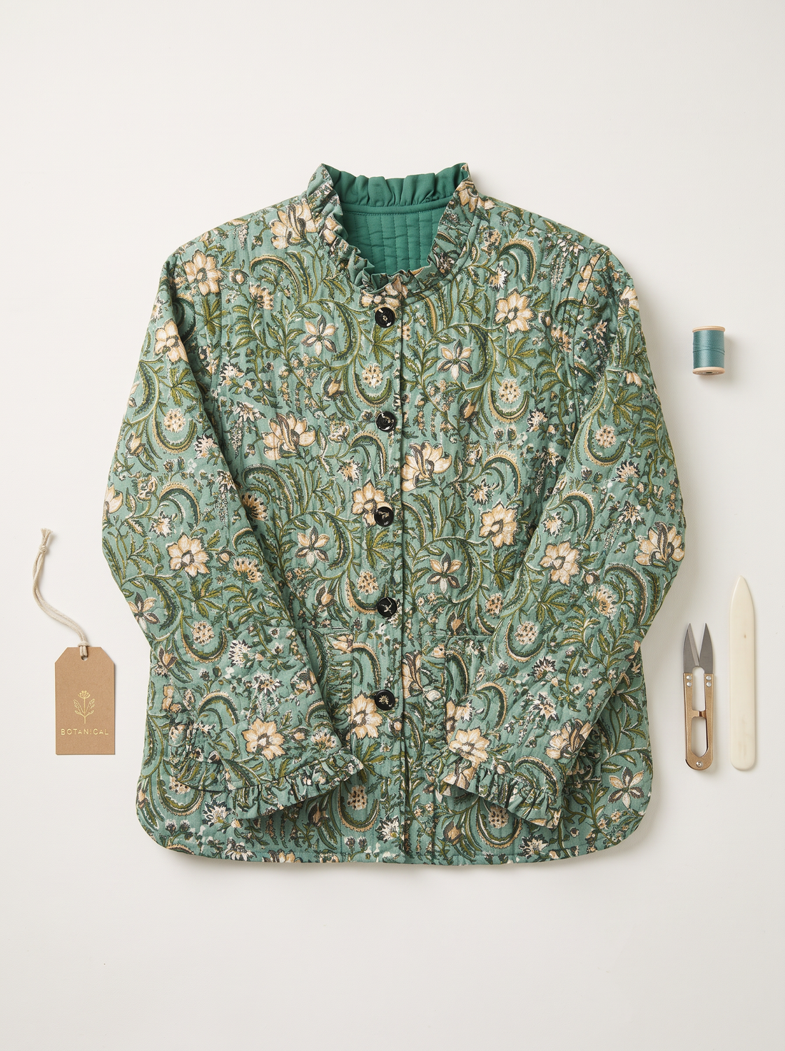 Lauren Reversible Quilted Cotton Jacket