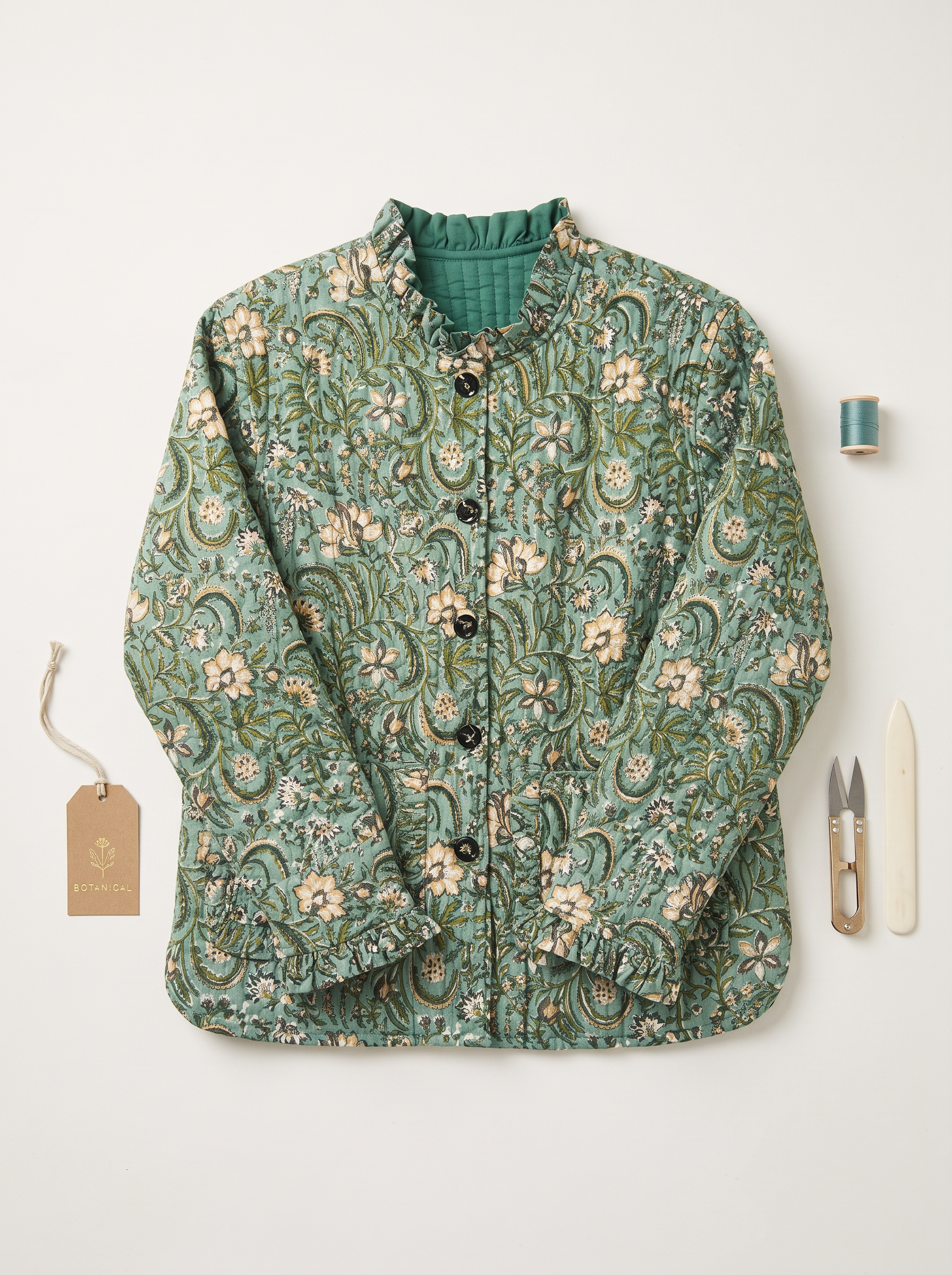 Lauren Reversible Quilted Cotton Jacket