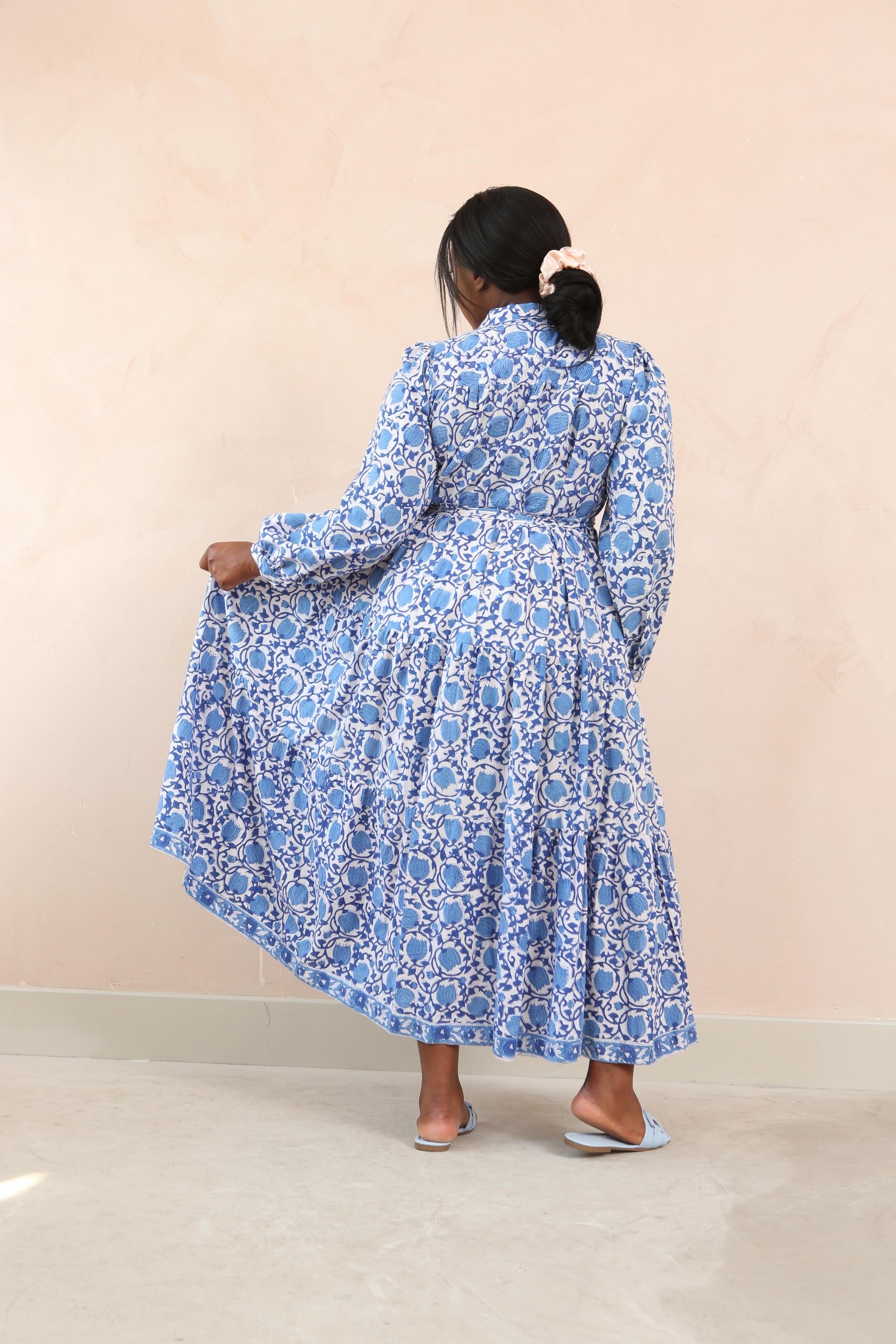 DF Cotton Maxi Dress Full Sleeves DesignerFriday DF Cotton Maxi Dress Full Sleeves DesignerFriday