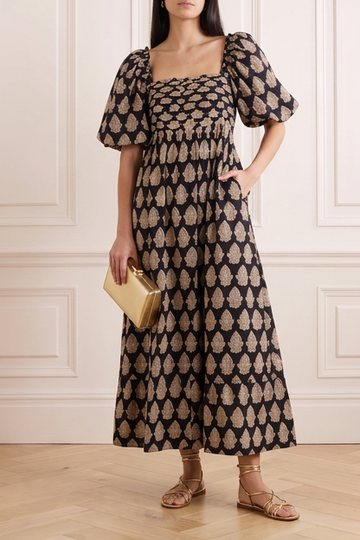 Molly floral cotton maxi dress