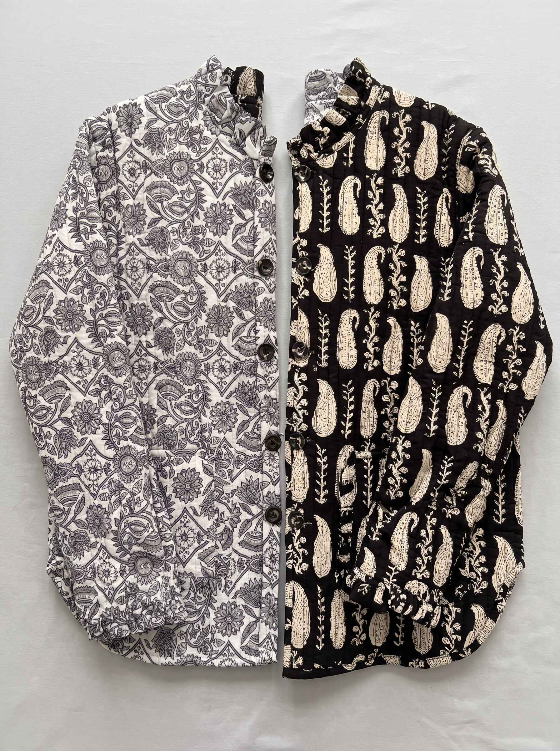 Nour Reversible Quilted Cotton Jacket