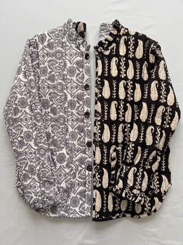 Nour Reversible Quilted Cotton Jacket