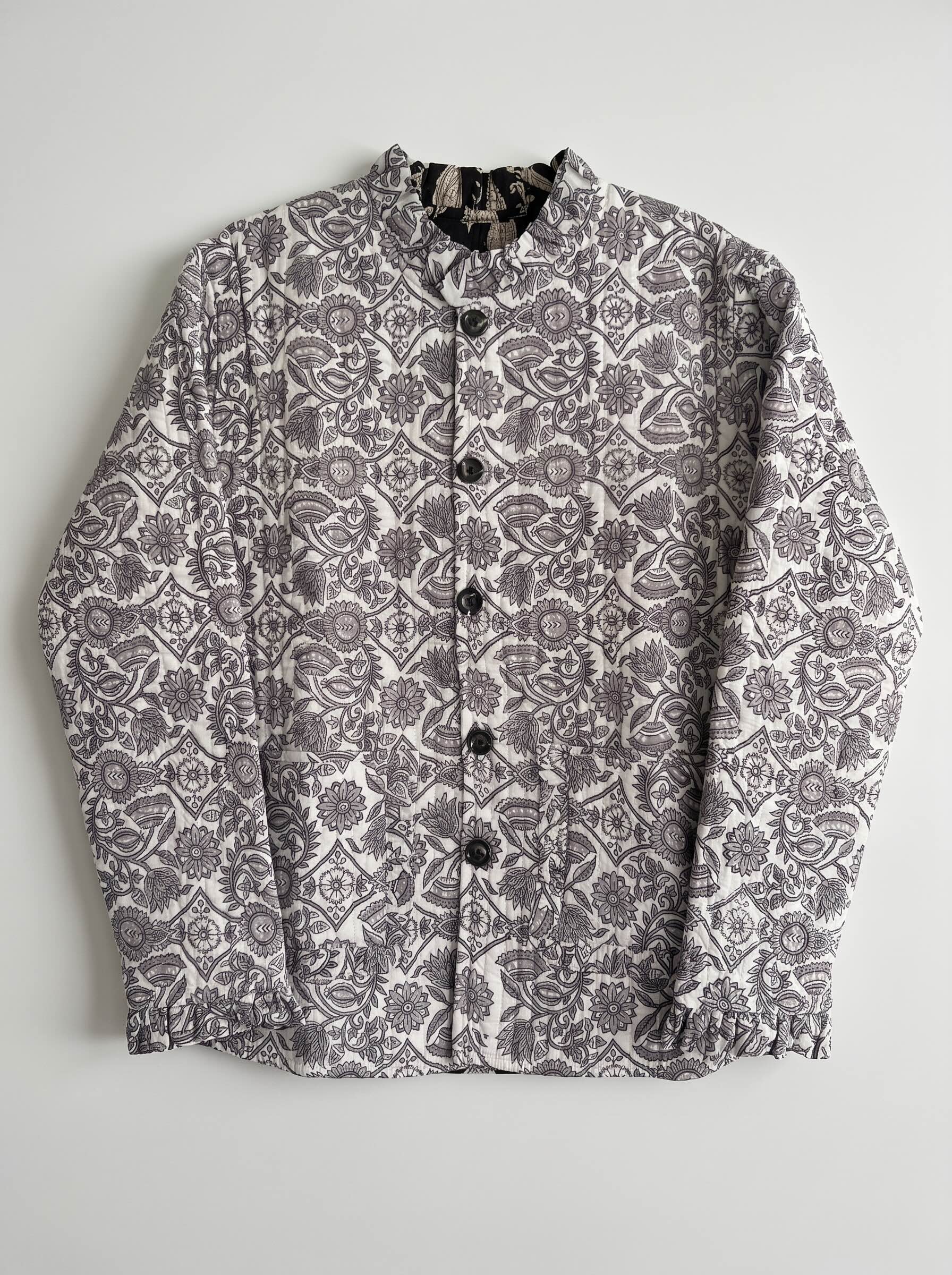 Nour Reversible Quilted Cotton Jacket