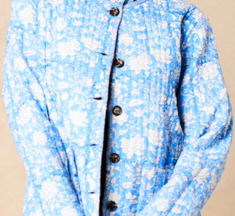Chloe Reversible Quilted Cotton Jacket