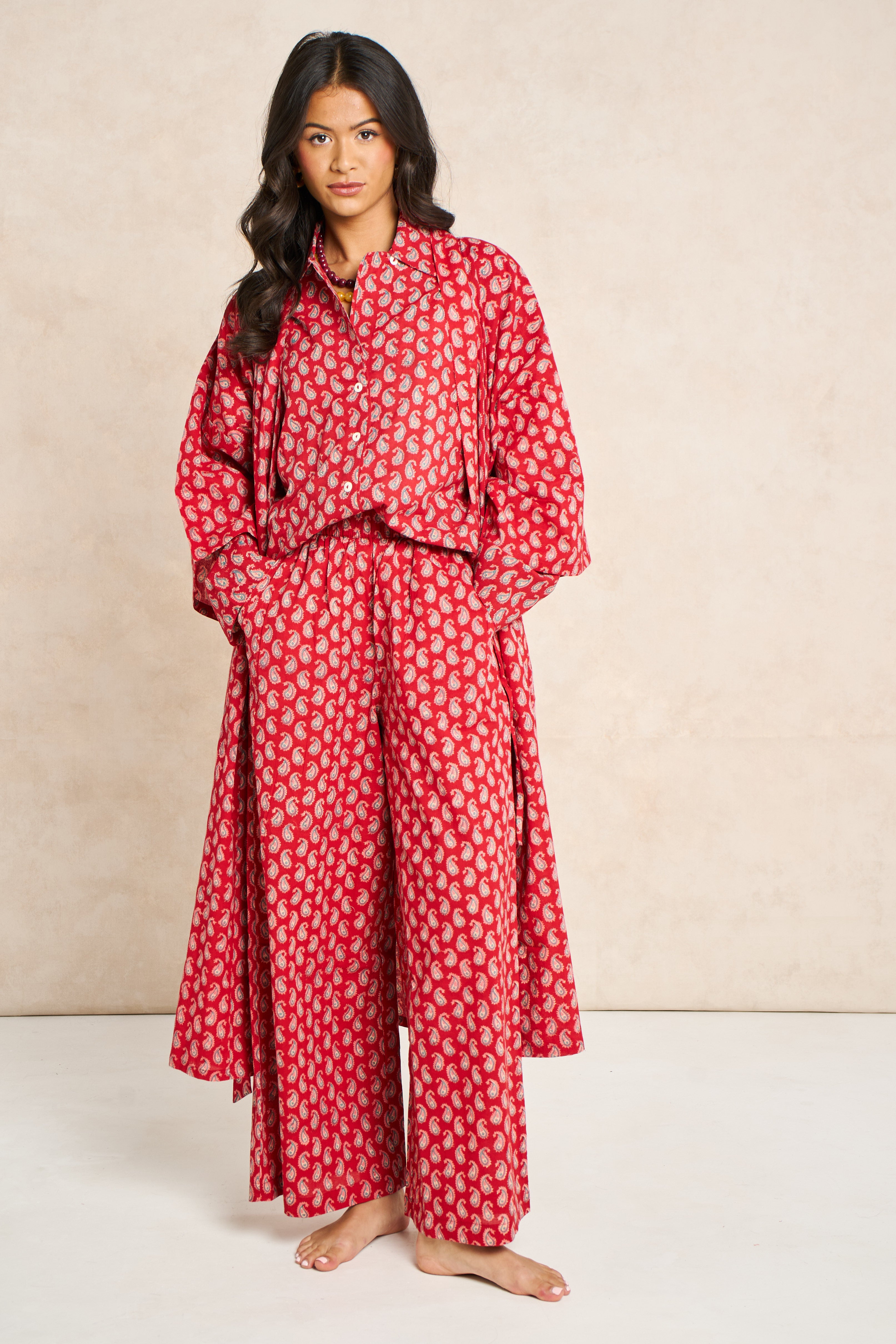 Ruby Cotton Open Coverup