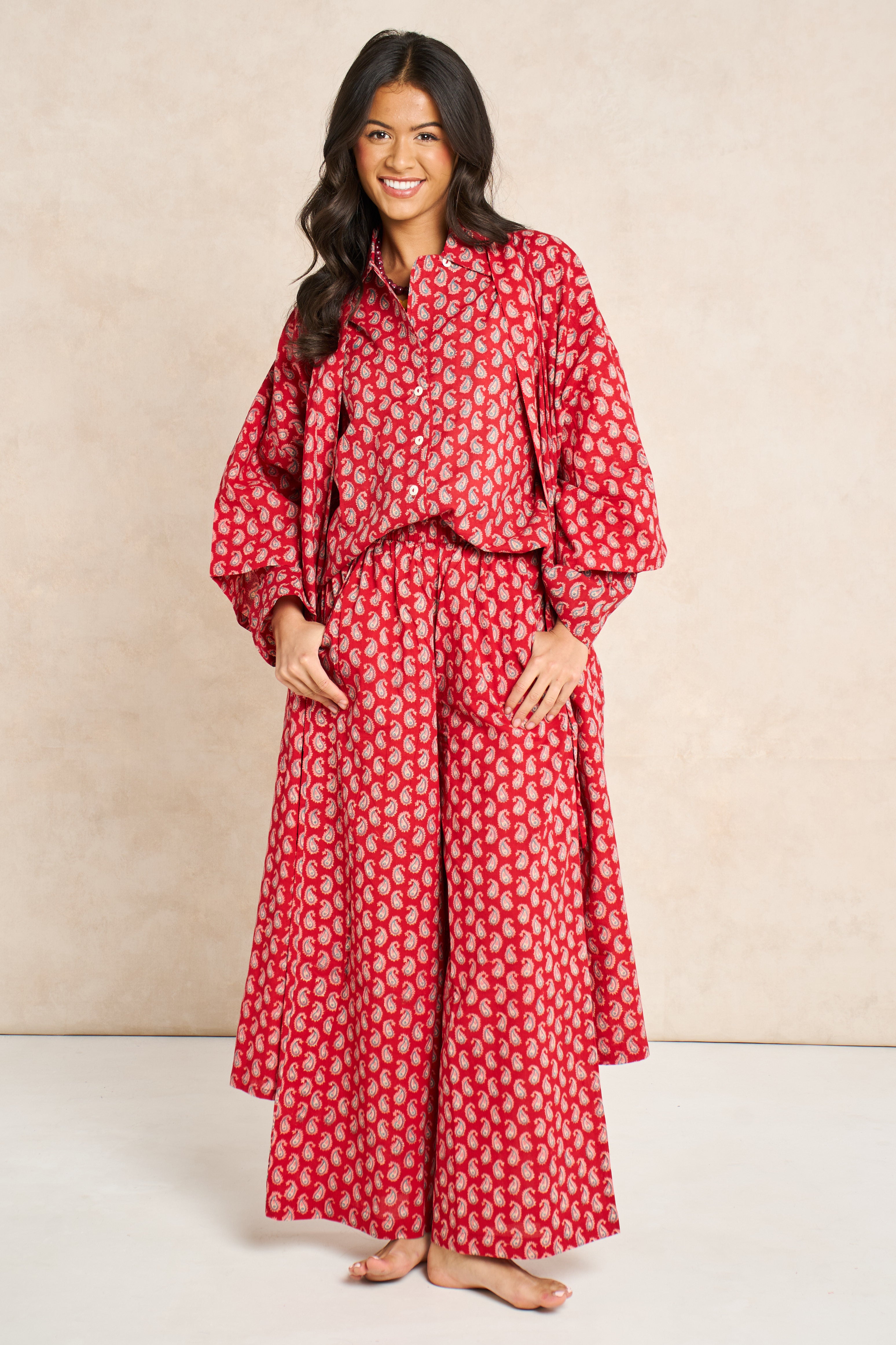 Ruby Cotton Open Coverup