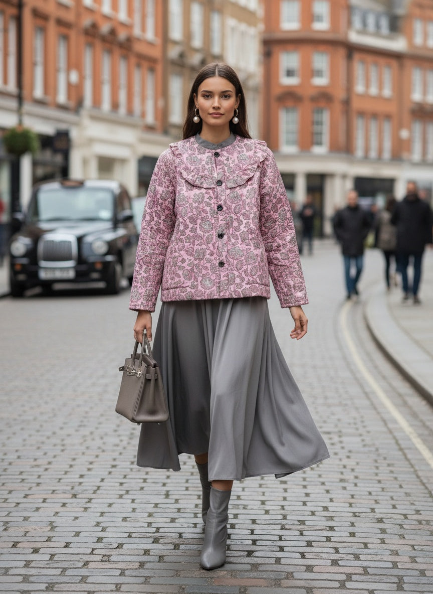 Emelia Quilted Reversible Jacket- COMING SOON