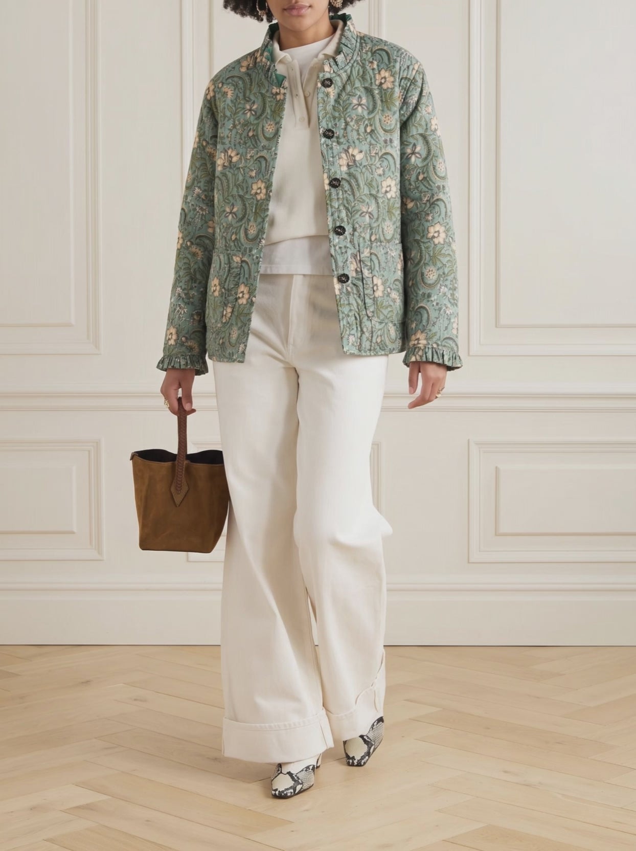 Lauren Reversible Quilted Cotton Jacket