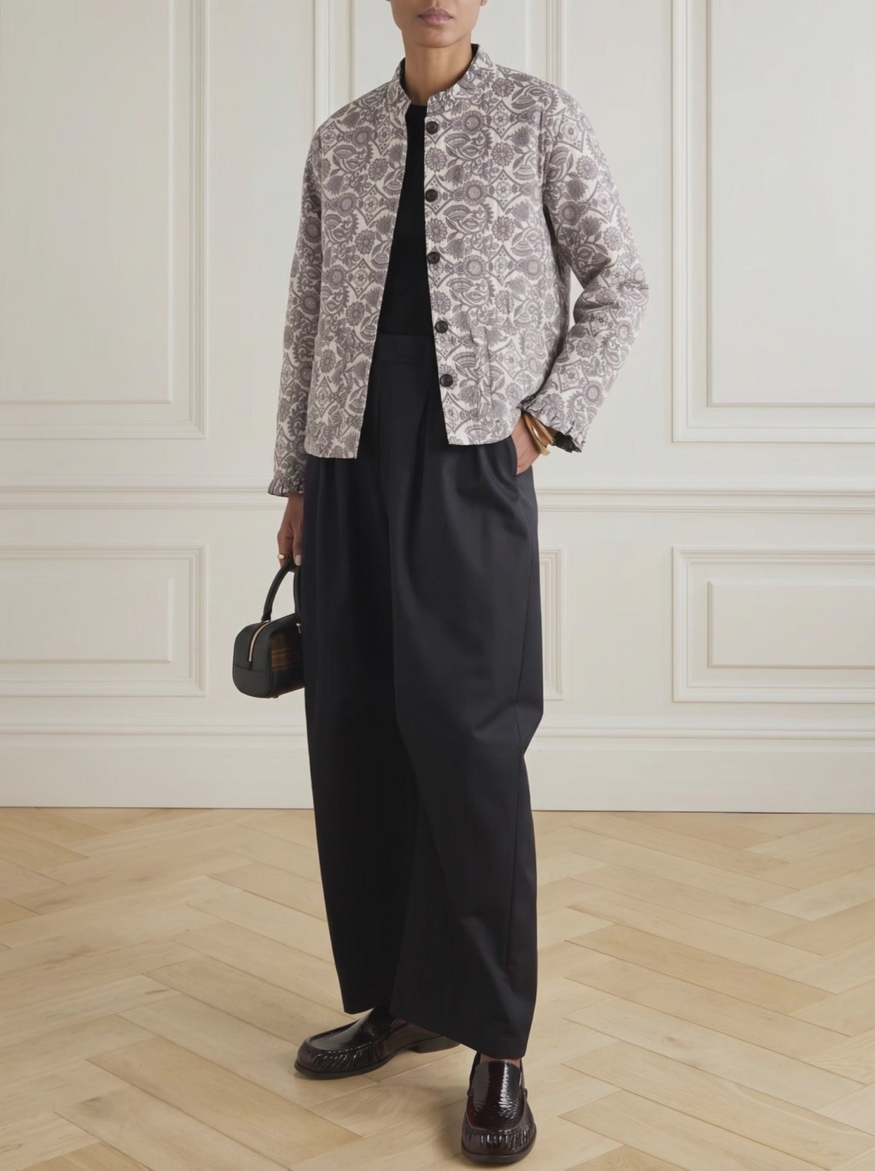 Nour Reversible Quilted Cotton Jacket
