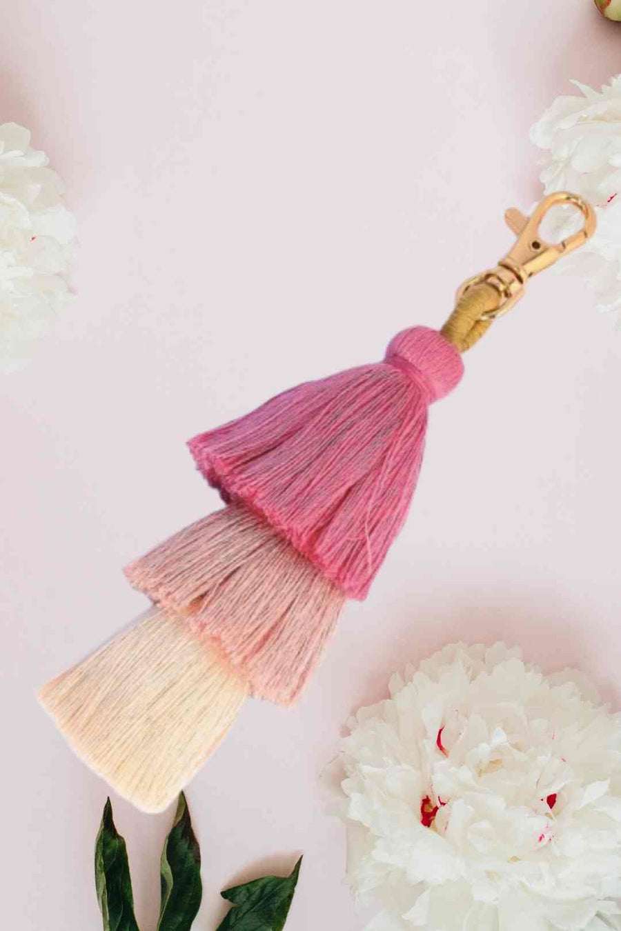 Tassel Tiered Keychain