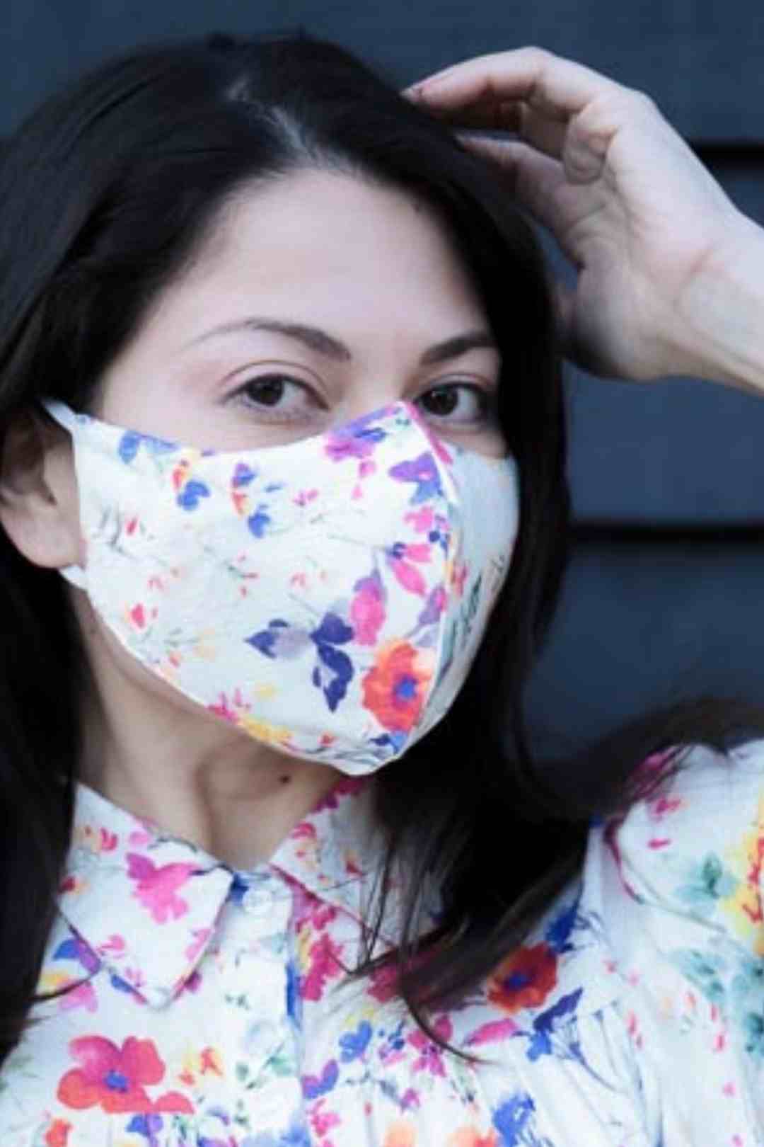 Karli Floral Print Reusable Face Covering