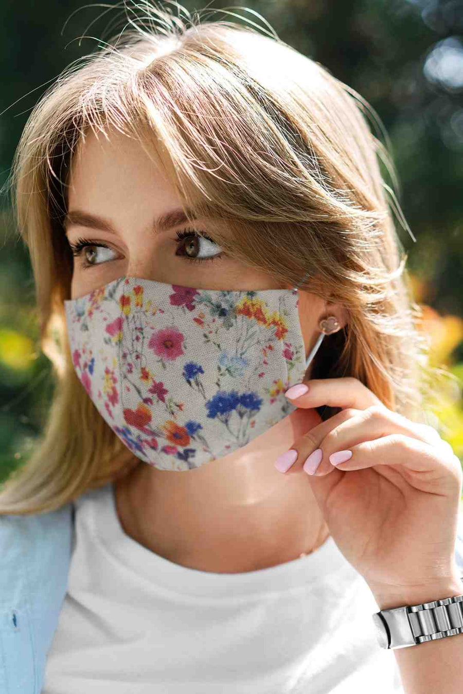 Karli Floral Print Reusable Face Covering