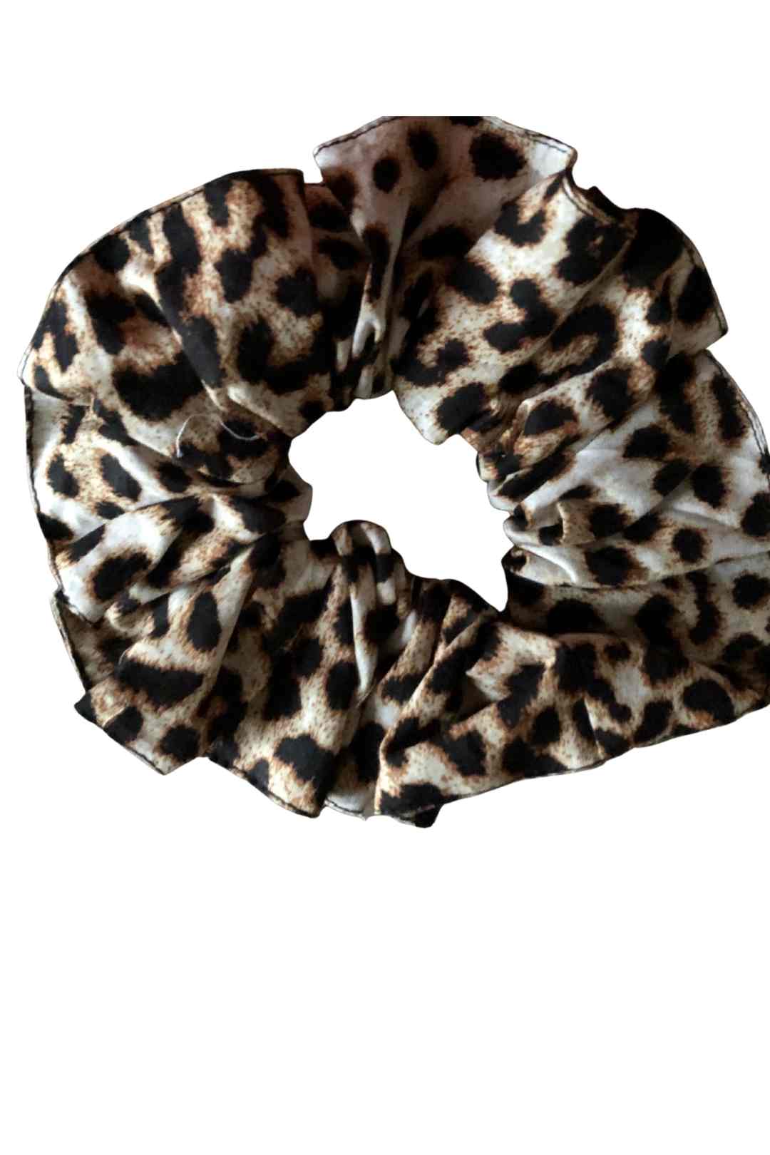 Leopard Print Oversized Scrunchie