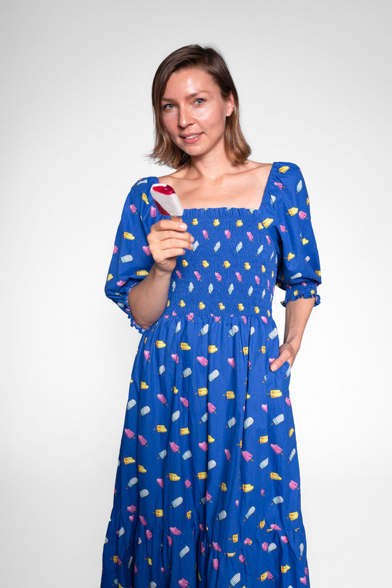 Candice Braless Wonder Midi Dress With Sleeves