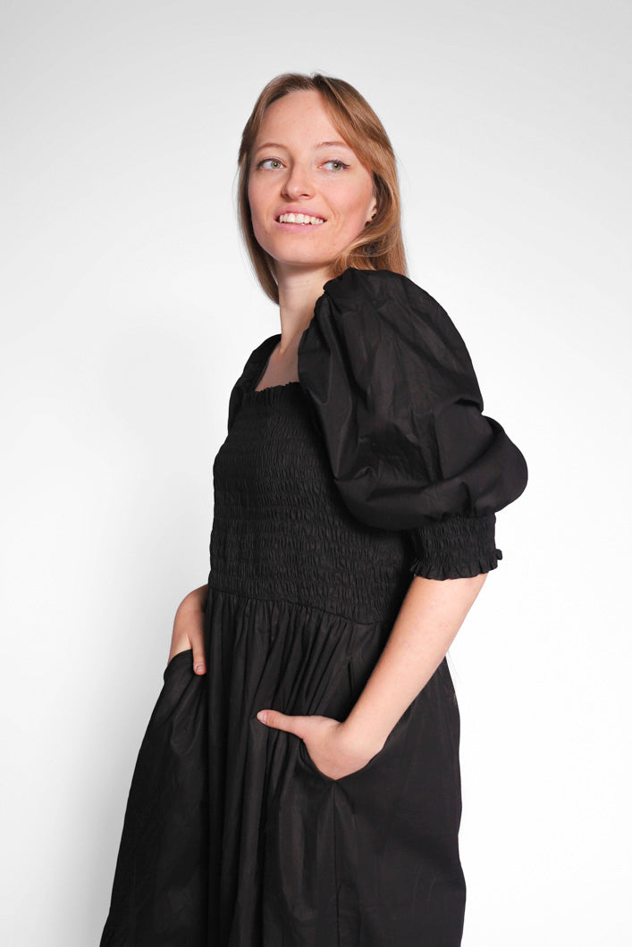 Selene Braless Wonder Maxi Dress With Sleeves